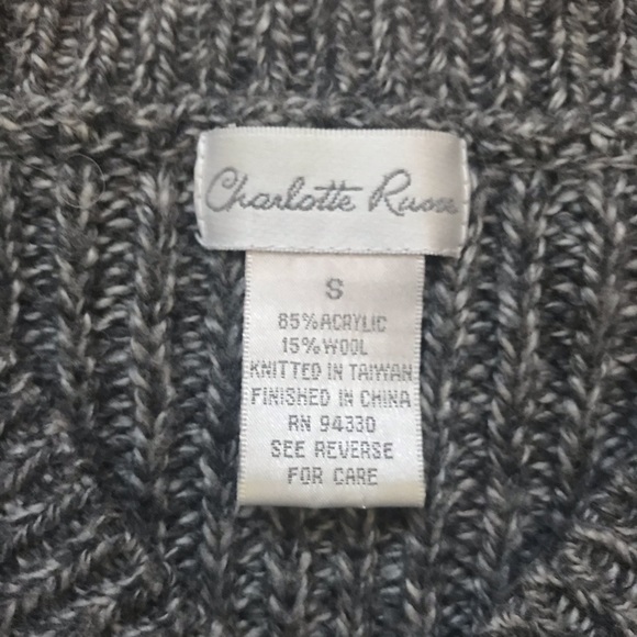 Vintage Charlotte Russe Grey Sweater - Picture 6 of 7